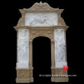 luxury marble door surround with roman decoration